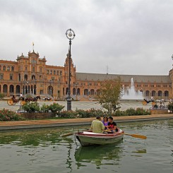 Plaza de España in Seville, Spain