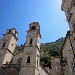 St.Tryphon's Cathedral in the Center of Kotor, Montenegro